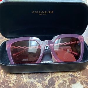 COACH pink/Mauve sunglasses